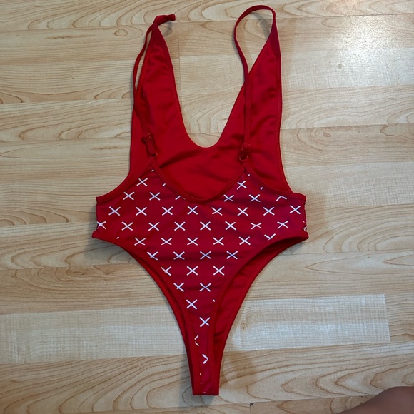 Boutine LA logo print retro one-piece - Picture 2 of 3